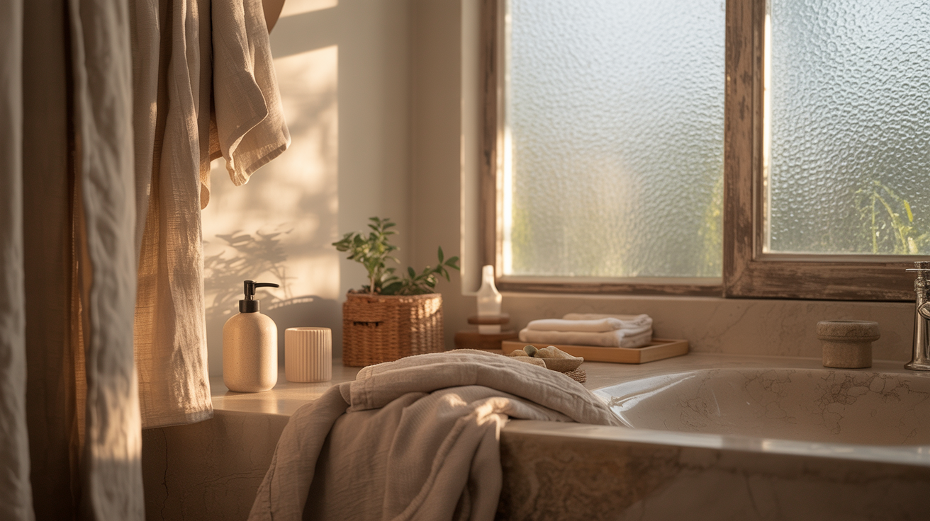 Calm morning routine setting representing affirmations for inner peace and reduced anxiety.