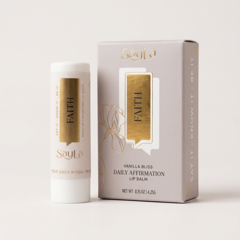 Faith Organic Lip Balm – Vanilla Bliss