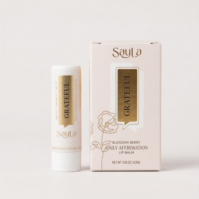 Grateful Organic Lip Balm – Berry Blossom