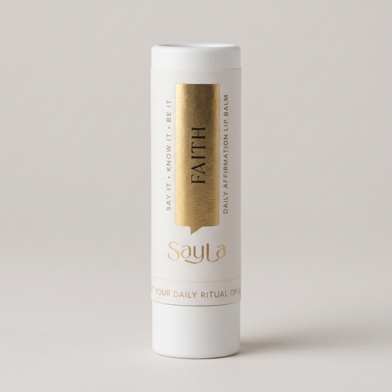 Faith Organic Lip Balm – Vanilla Bliss